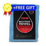 Towel Microfibre Cloth Blue (100)