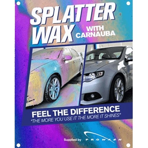 Sign Splatter Wax 450 mm x 600 mm